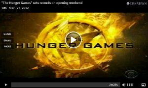 the hunger games rekord
